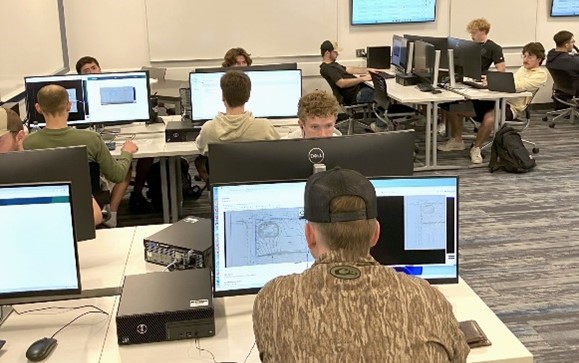 AGTEK University students learn earthwork takeoff software