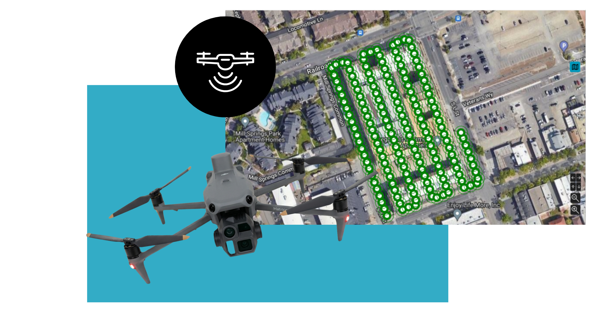 reveal maps with Matrice drone